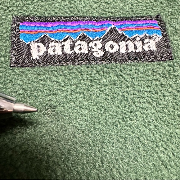 Patagonia Windproof Polartec Windbloc Fleece Full Zip Jacket In Green Size: L - Picture 8 of 9